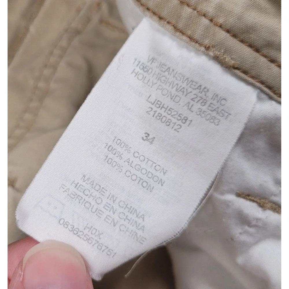 Lee Dungarees Men's Khaki / Tan Cargo Utility Shorts Size 34